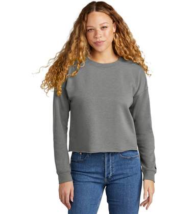 New Era® Ladies Tri-Blend Fleece Crop Crew