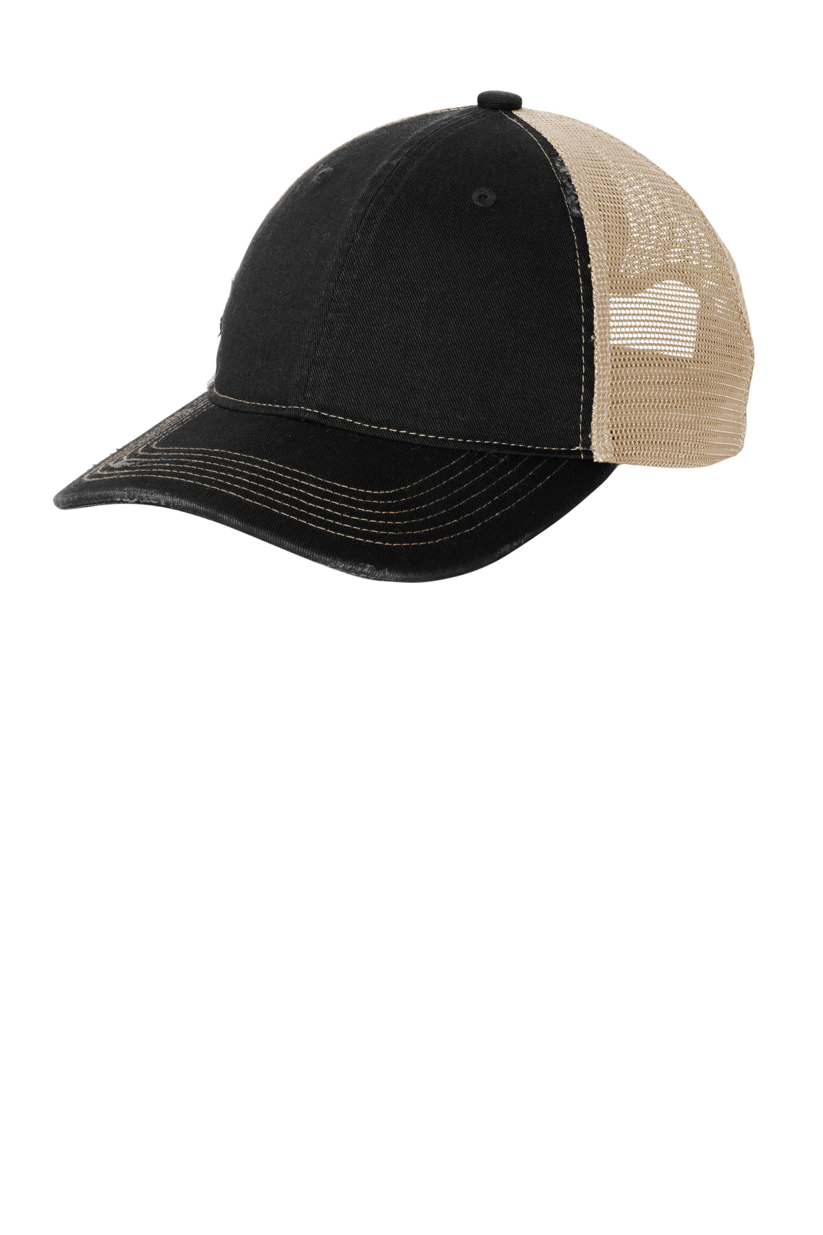 Port Authority® Distressed Mesh Back Cap