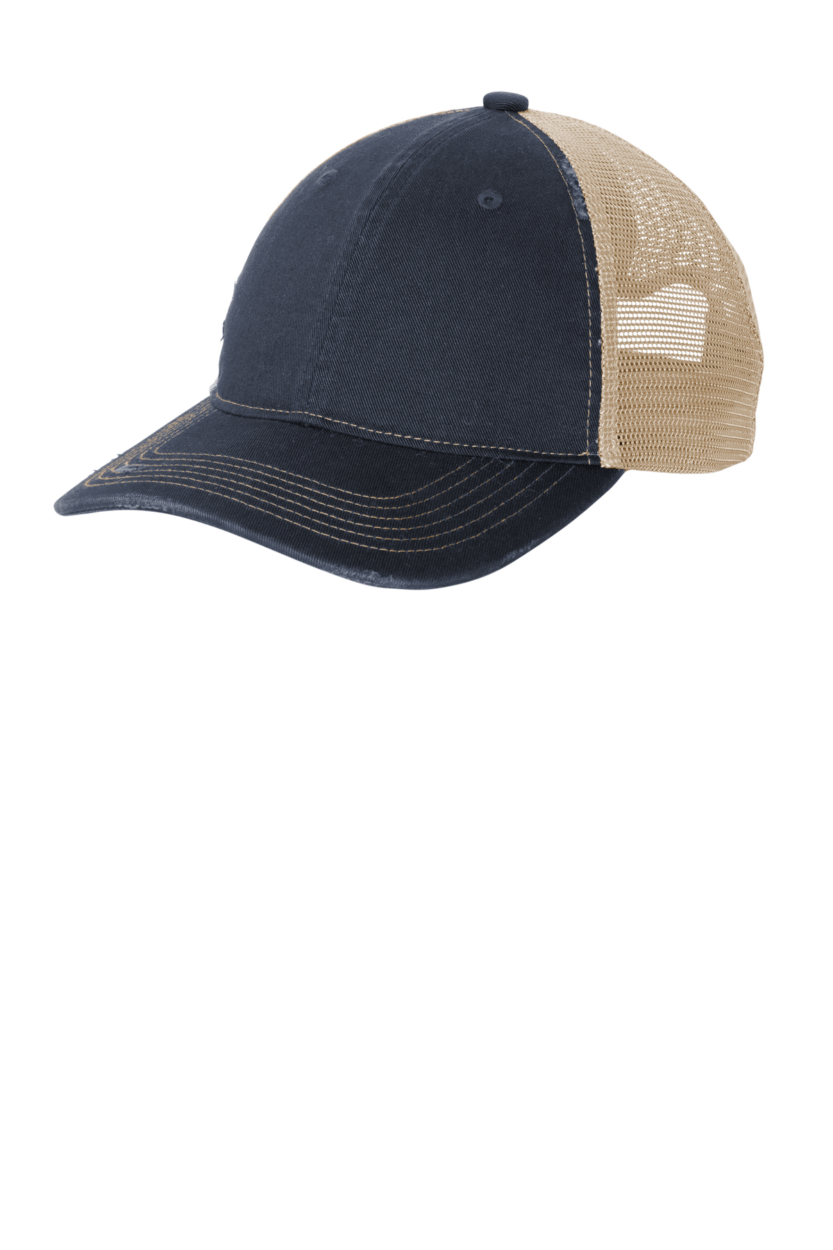 Port Authority® Distressed Mesh Back Cap