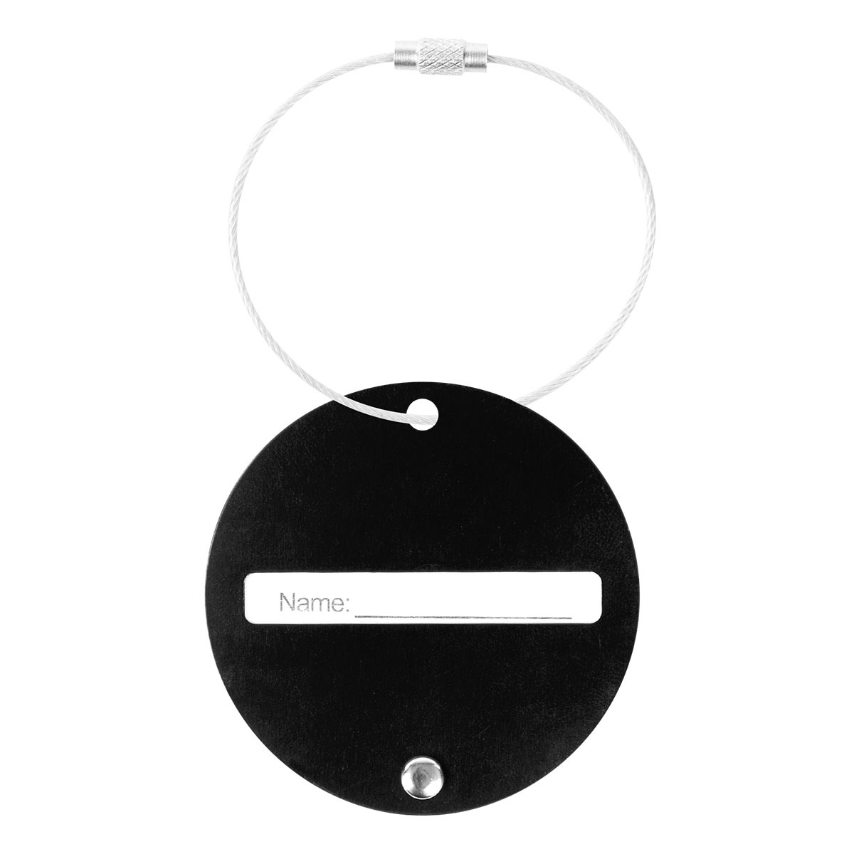 Jet Setter Aluminum Luggage Tag