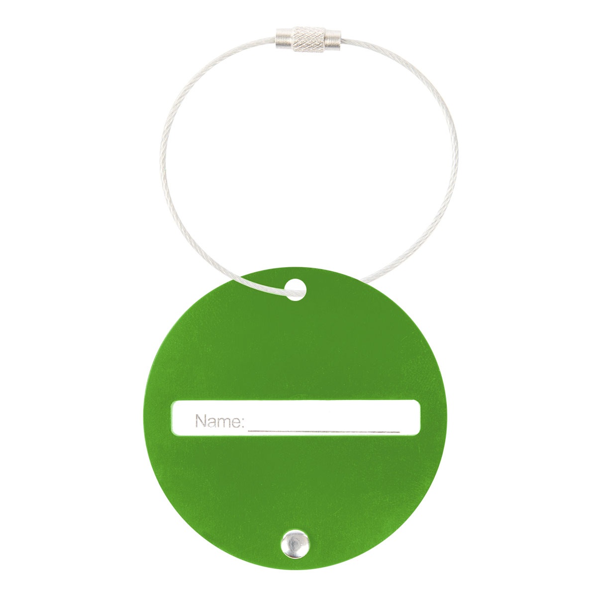 Jet Setter Aluminum Luggage Tag