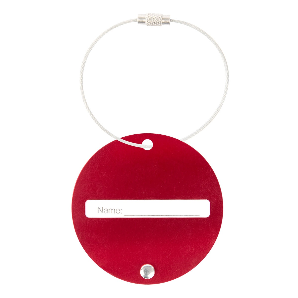 Jet Setter Aluminum Luggage Tag