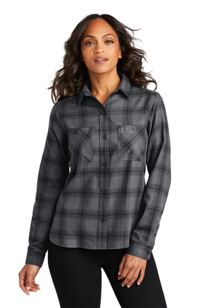 Port Authority® Ladies Plaid Flannel Shirt