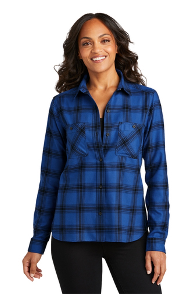 Port Authority® Ladies Plaid Flannel Shirt
