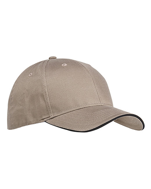 Big Accessories Twill Sandwich Baseball Cap