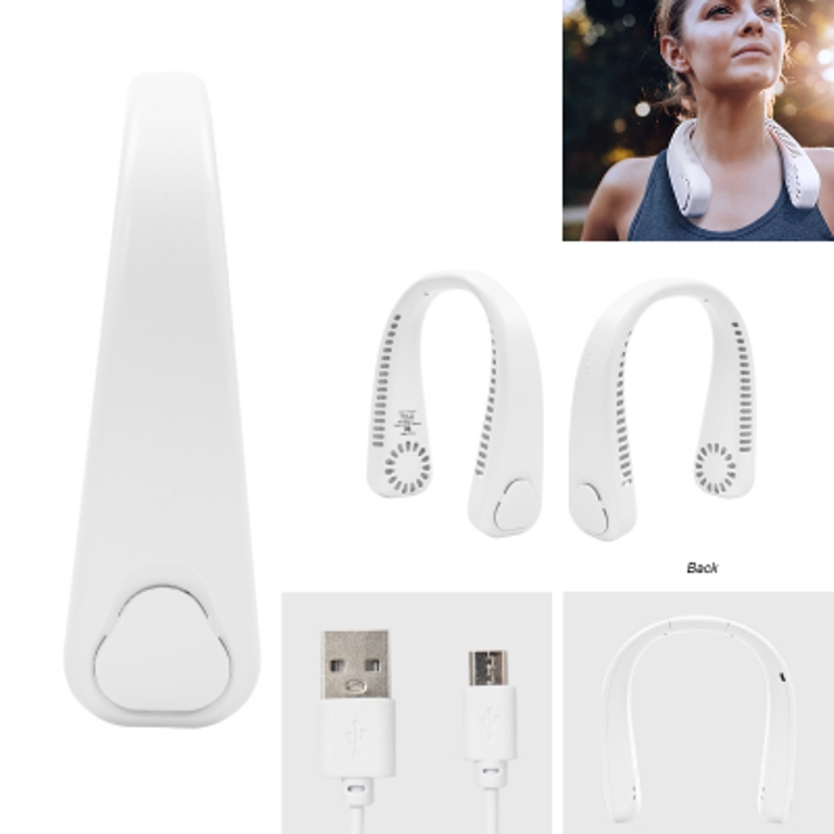 Hands-Free Rechargeable Neck Fan