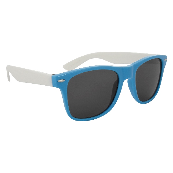 Full Color Colorblock Malibu Sunglasses