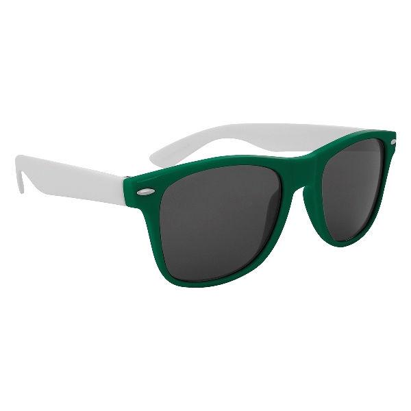 Full Color Colorblock Malibu Sunglasses