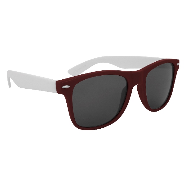 Full Color Colorblock Malibu Sunglasses