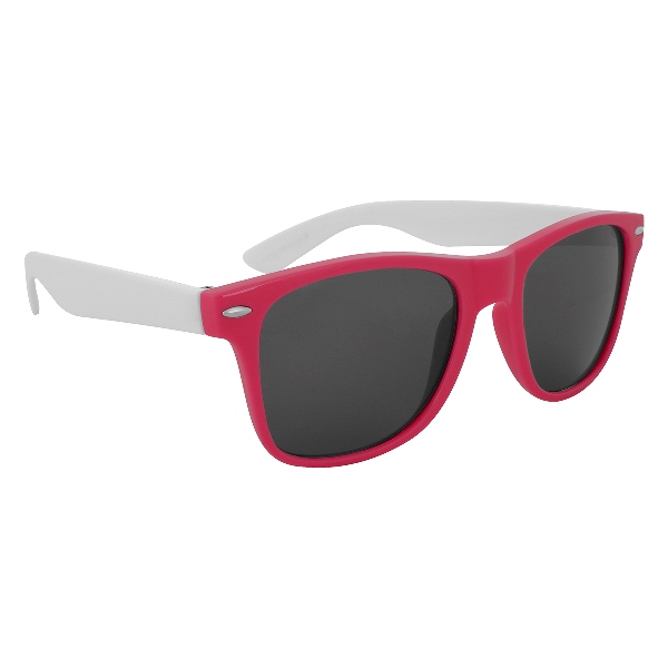Full Color Colorblock Malibu Sunglasses