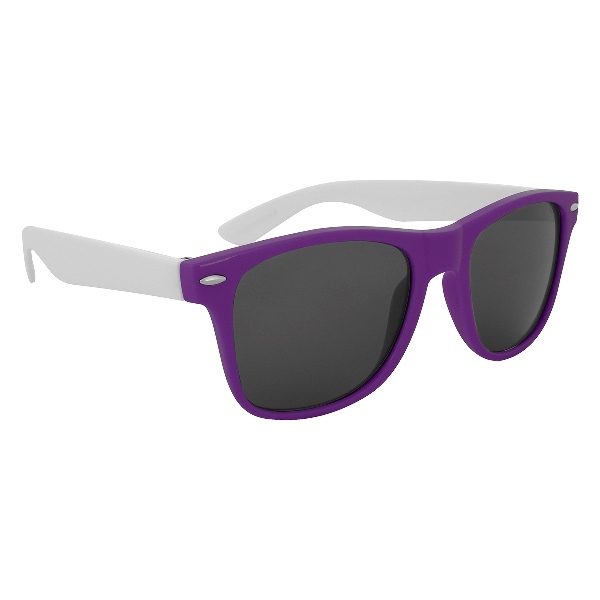 Full Color Colorblock Malibu Sunglasses