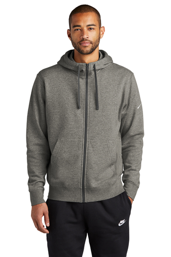Nike Club Fleece Sleeve Swoosh Full-Zip Hoodie