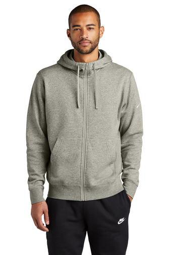 Nike Club Fleece Sleeve Swoosh Full-Zip Hoodie
