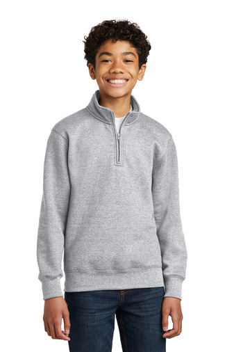 Port & Company ® Youth Core Fleece 1/4-Zip Pullover Sweatshirt