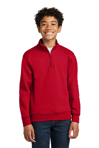 Port & Company ® Youth Core Fleece 1/4-Zip Pullover Sweatshirt