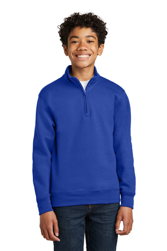 Port & Company ® Youth Core Fleece 1/4-Zip Pullover Sweatshirt