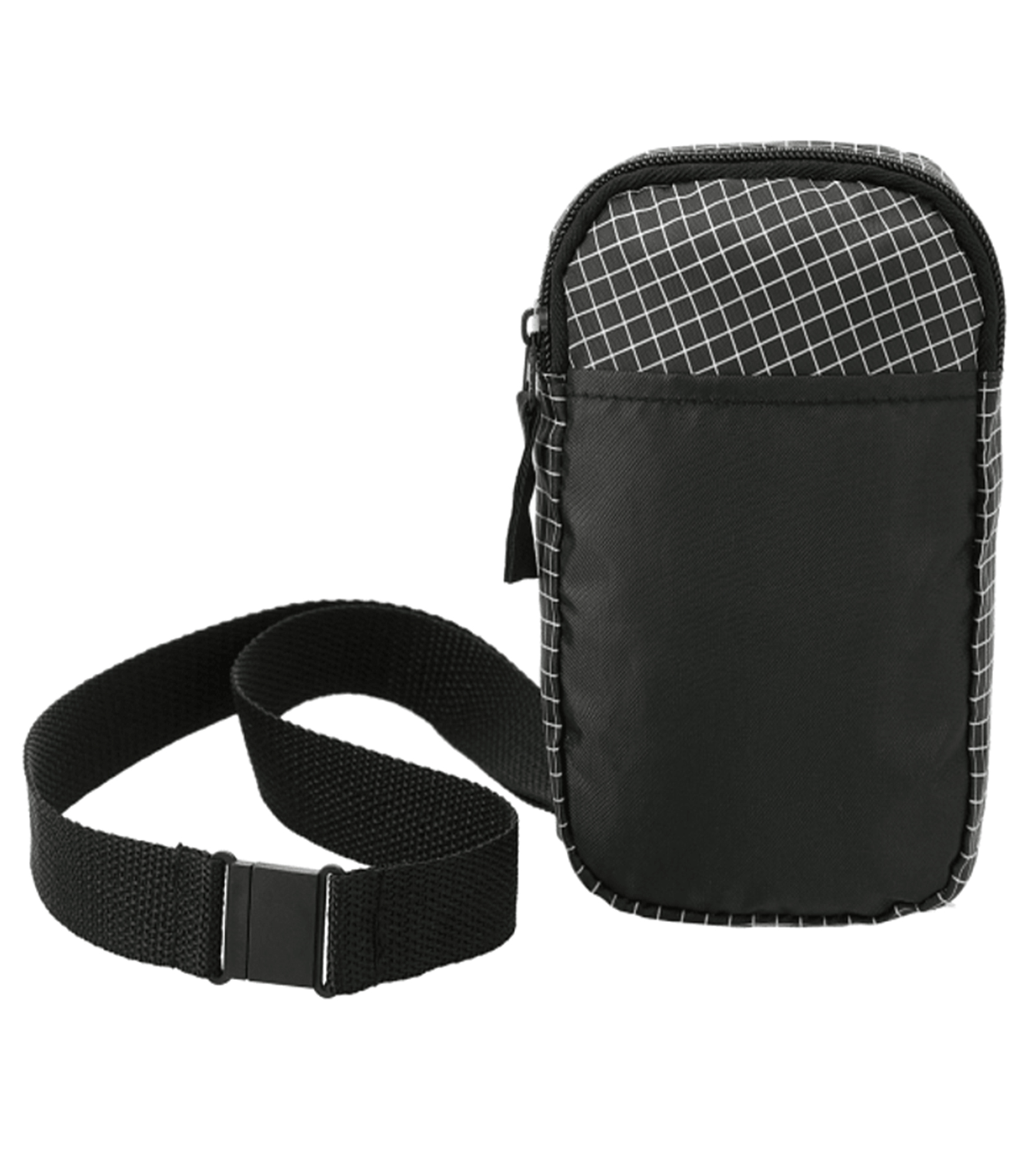 Grid Lanyard Phone Pouch