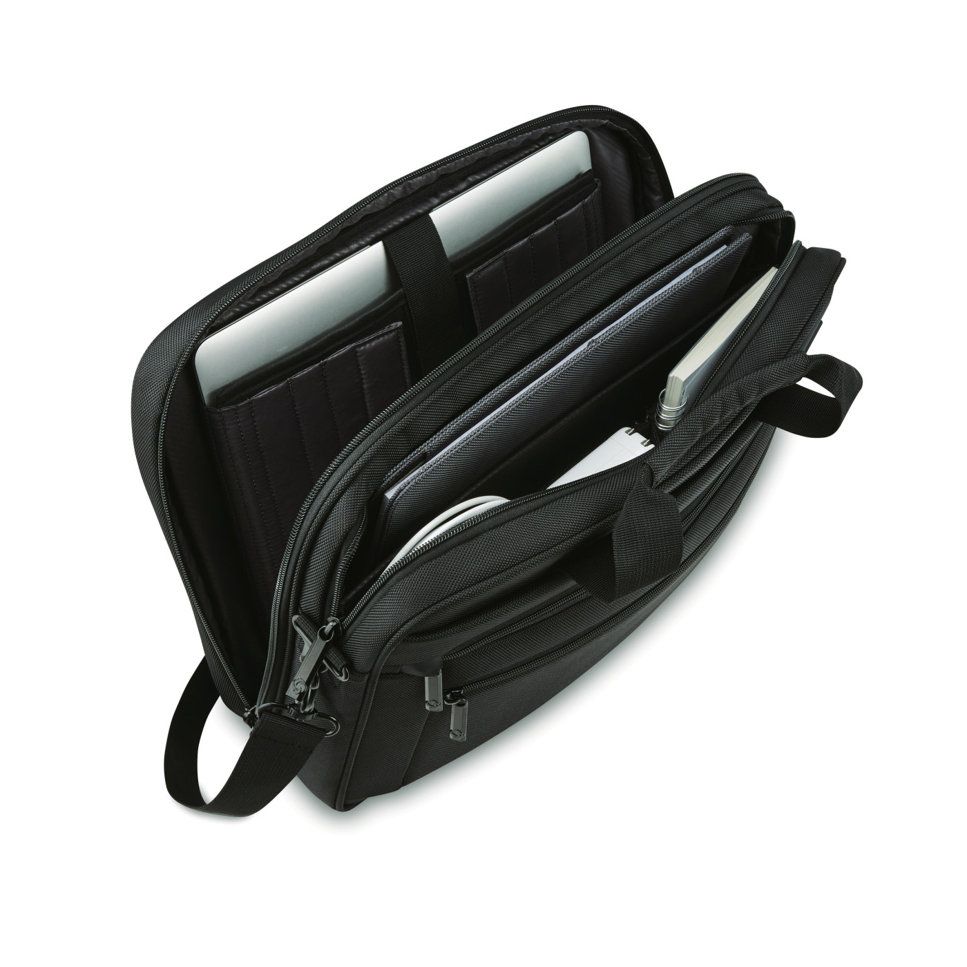 Samsonite Classic Business Perfect Fit Two Gusset Laptop Portfoli