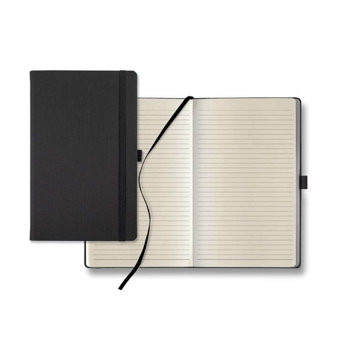 All Metal Medio Lined Ivory Page Journal