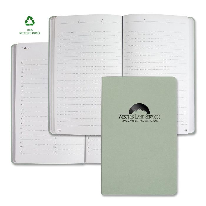 Samoa ECO Indexed Recycled White Page Journal