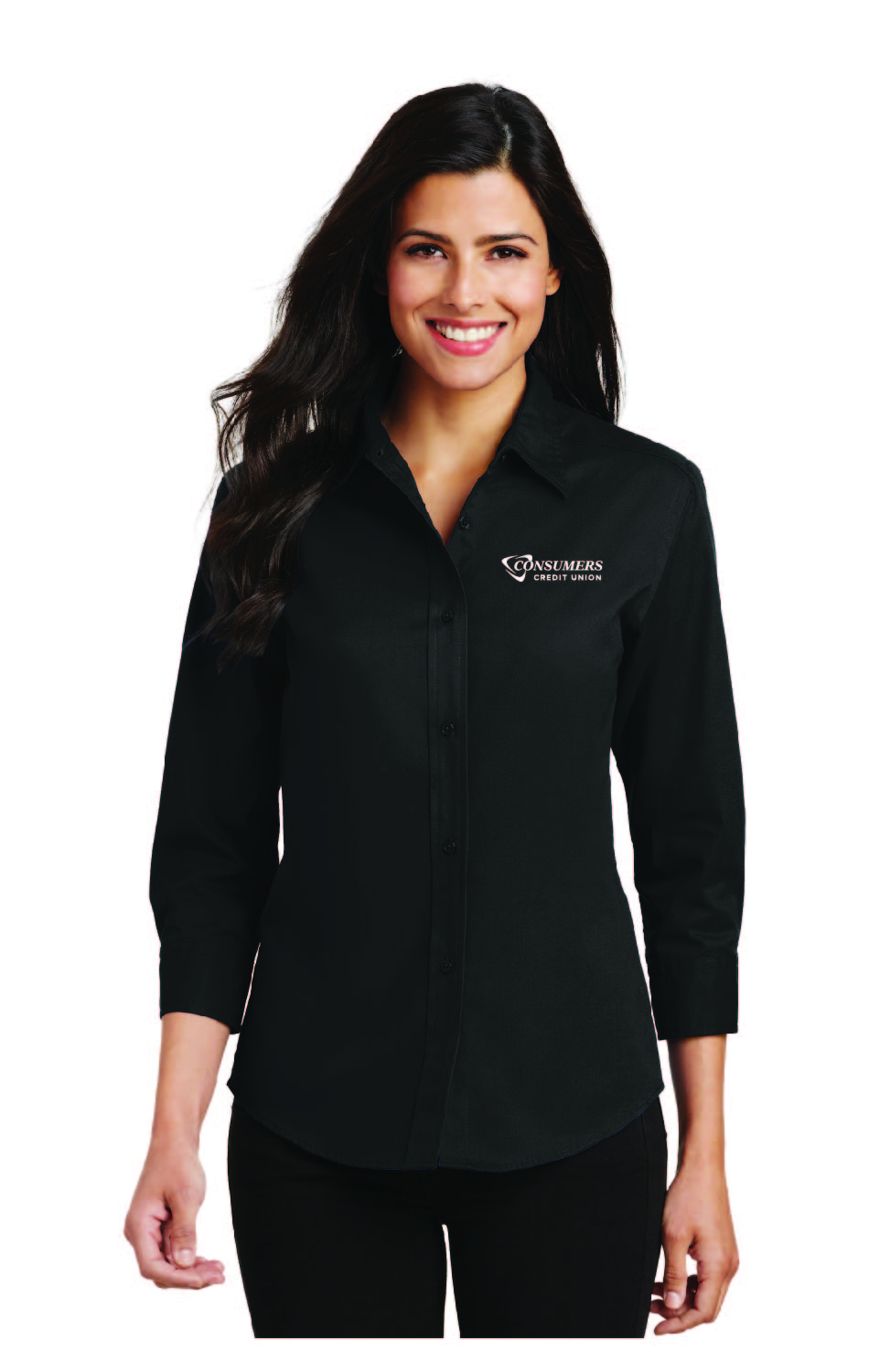 3/4-Sleeve Easy Care Shirt