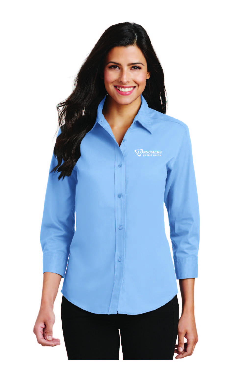 3/4-Sleeve Easy Care Shirt