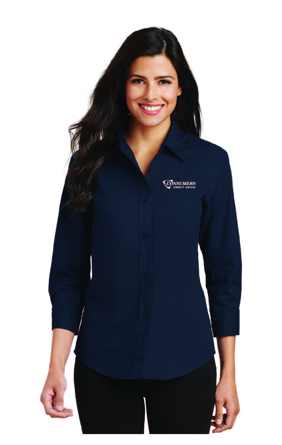 3/4-Sleeve Easy Care Shirt