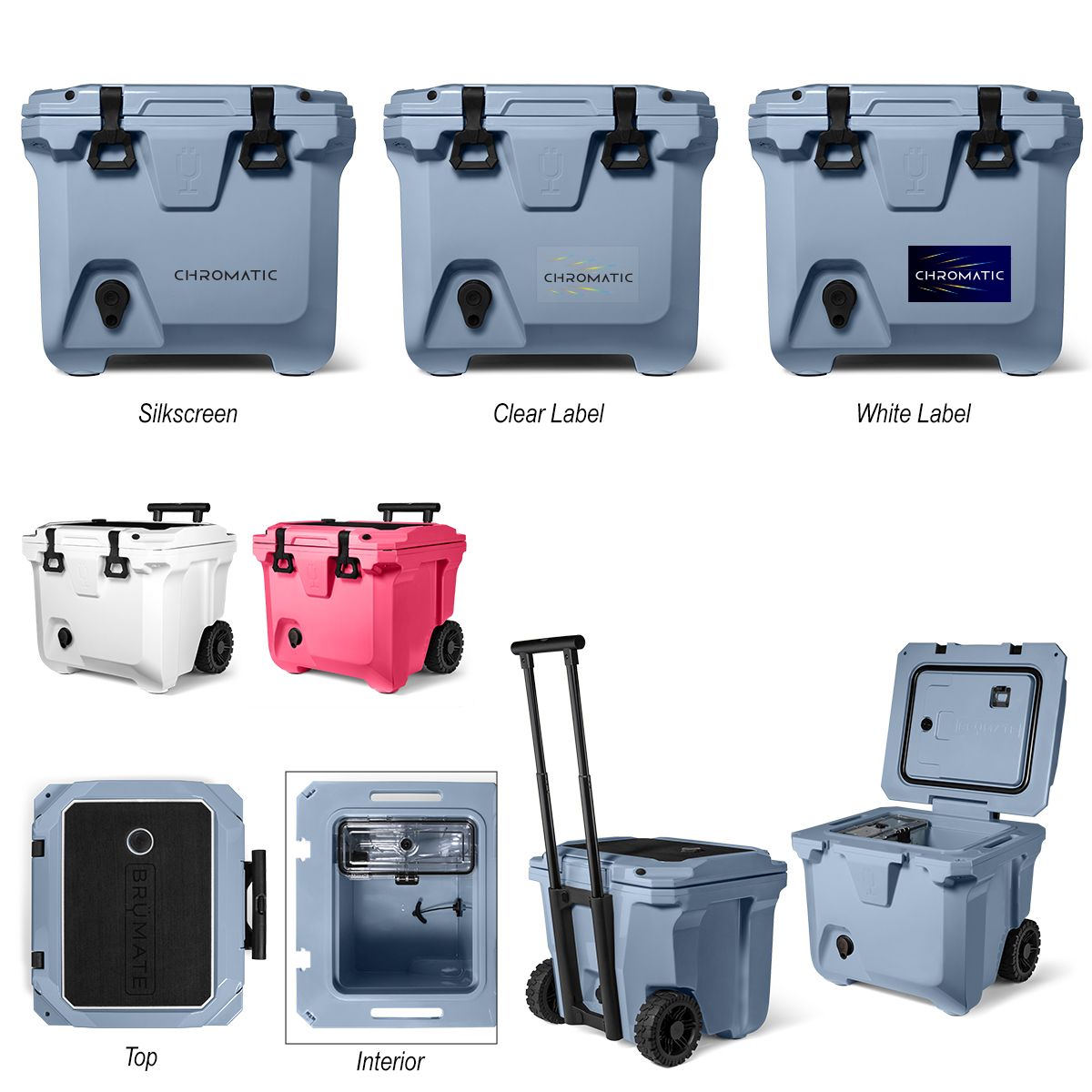 35 Qt. Brümate Brütank Rolling Cooler