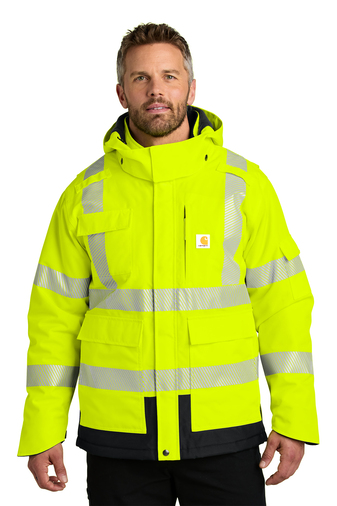 Carhartt® ANSI 107 Class 3 Waterproof  Insulated Jacket