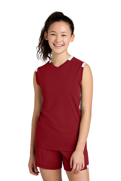 Sport-Tek® Youth Club Sleeveless V-Neck