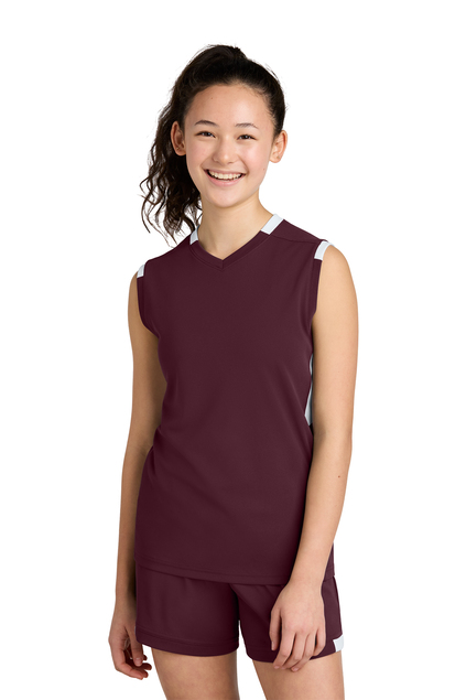 Sport-Tek® Youth Club Sleeveless V-Neck