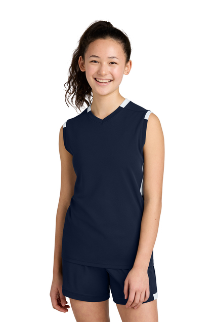 Sport-Tek® Youth Club Sleeveless V-Neck