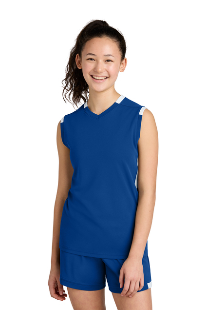 Sport-Tek® Youth Club Sleeveless V-Neck