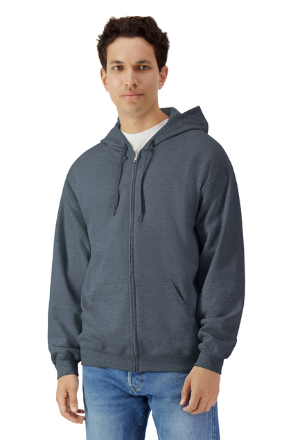 Gildan Softstyle® Midweight Fleece Full-Zip Hooded Sweatshirt