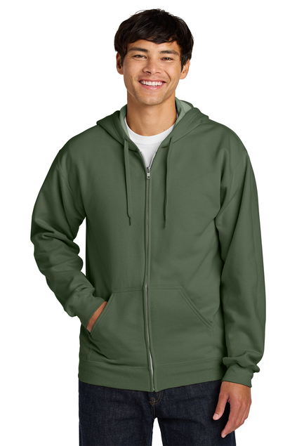 Gildan Softstyle® Midweight Fleece Full-Zip Hooded Sweatshirt