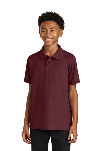 Port Authority® Youth Wearever Signature Pique Polo