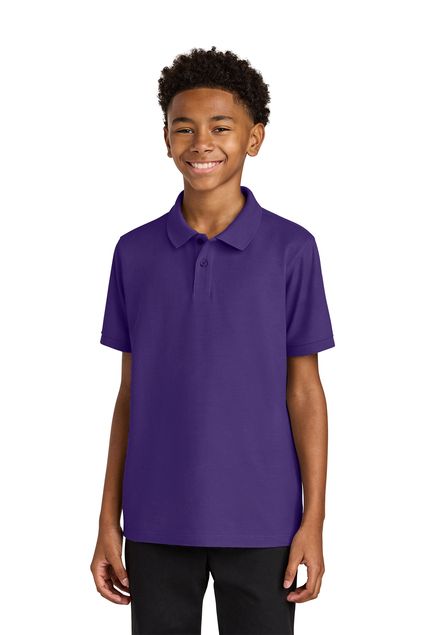 Port Authority® Youth Wearever Signature Pique Polo