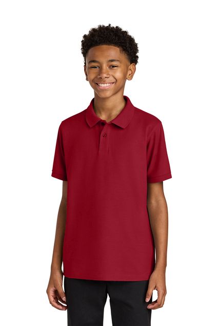 Port Authority® Youth Wearever Signature Pique Polo
