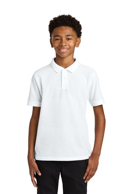Port Authority® Youth Wearever Signature Pique Polo
