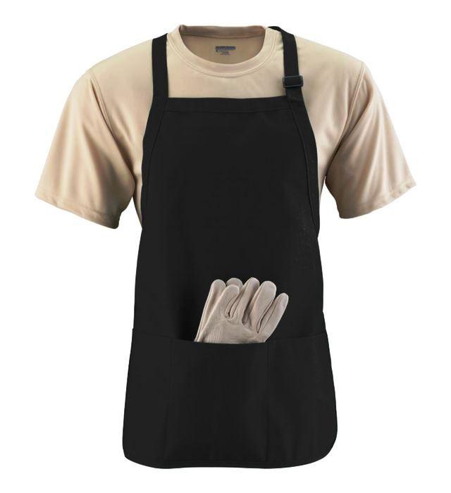 Medium Length Apron with Pouch