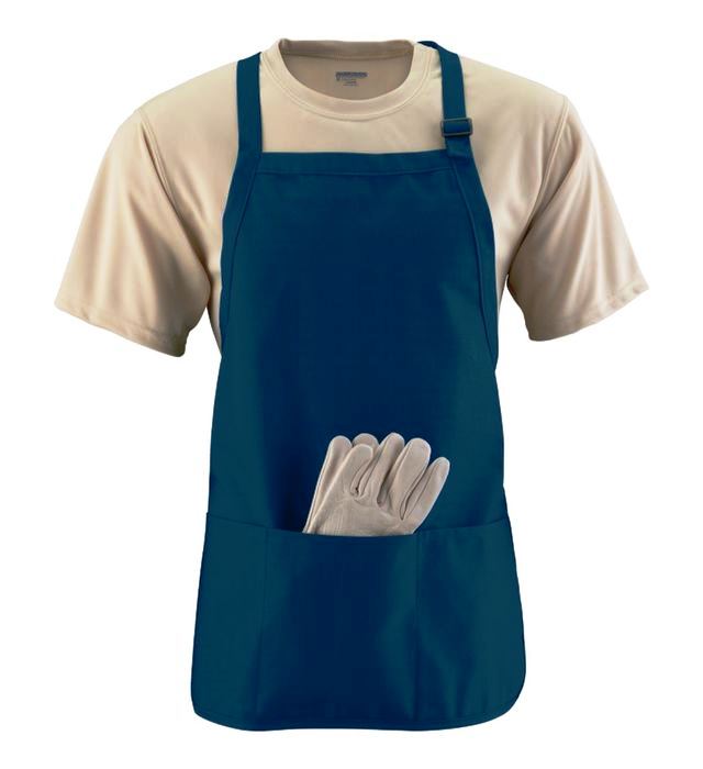 Medium Length Apron with Pouch