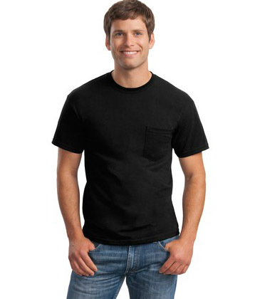 Gildan - Ultra Cotton 100% Cotton T-Shirt with Pocket