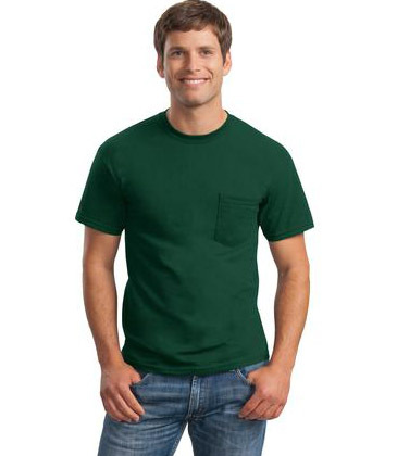 Gildan - Ultra Cotton 100% Cotton T-Shirt with Pocket