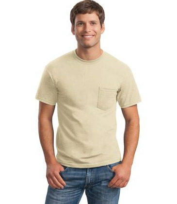 Gildan - Ultra Cotton 100% Cotton T-Shirt with Pocket