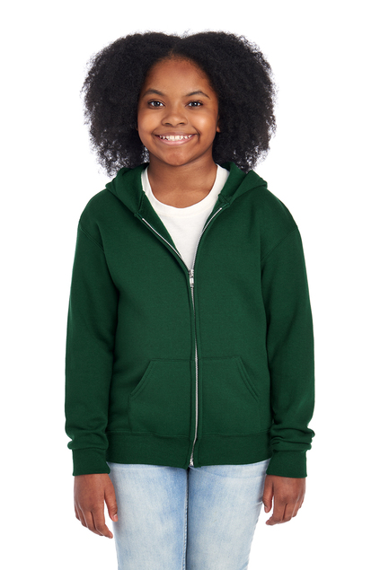 Jerzees® - Youth NuBlend® Full-Zip Hooded Sweatshirt