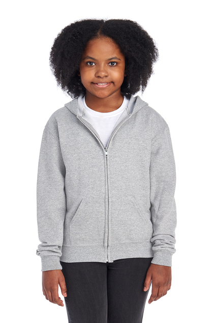Jerzees® - Youth NuBlend® Full-Zip Hooded Sweatshirt