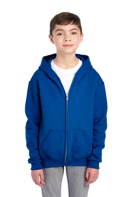 Jerzees® - Youth NuBlend® Full-Zip Hooded Sweatshirt