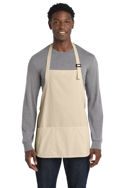 Port Authority® Medium Length Apron with Pouch Pockets