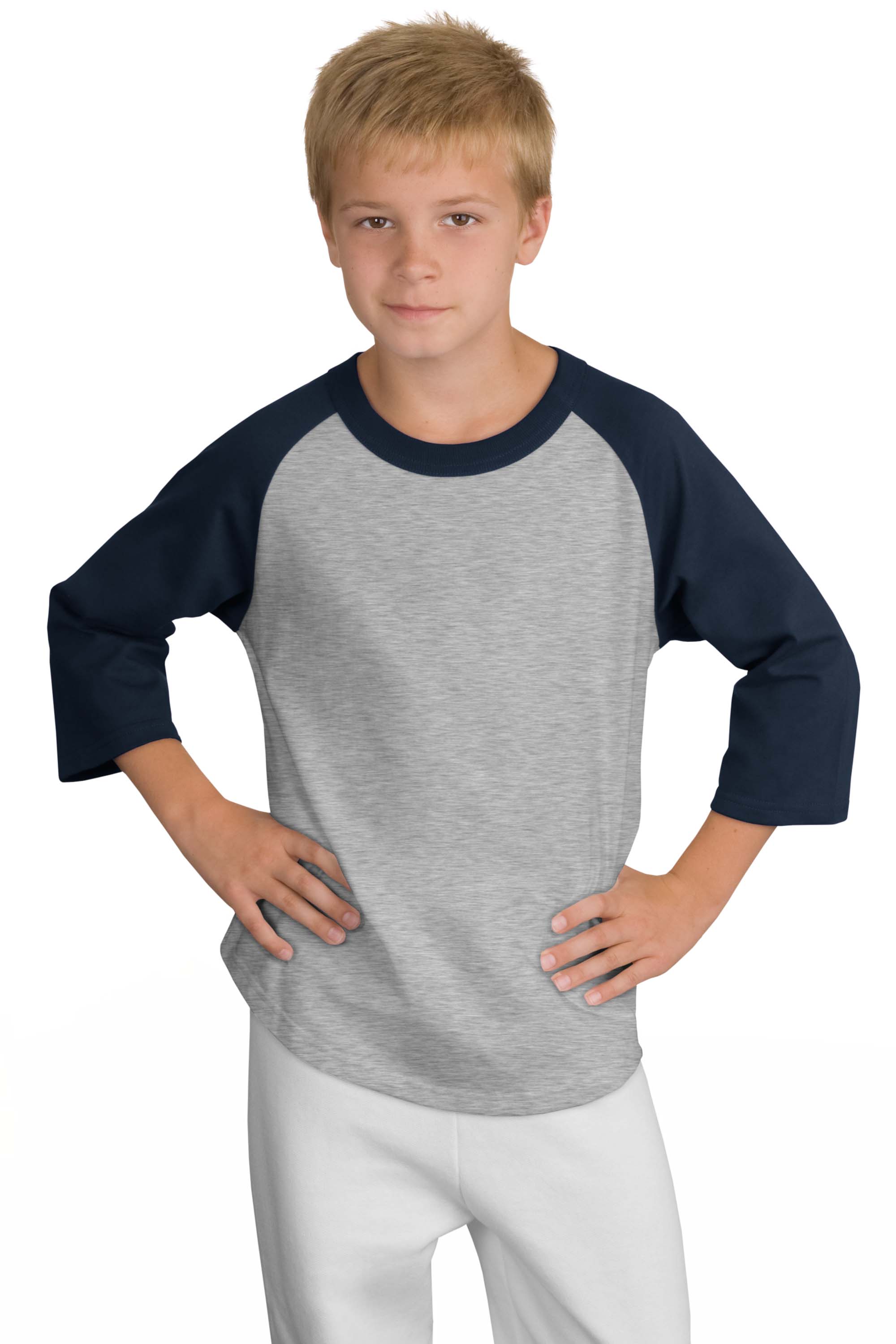Sport-Tek® Youth Colorblock Raglan Jersey