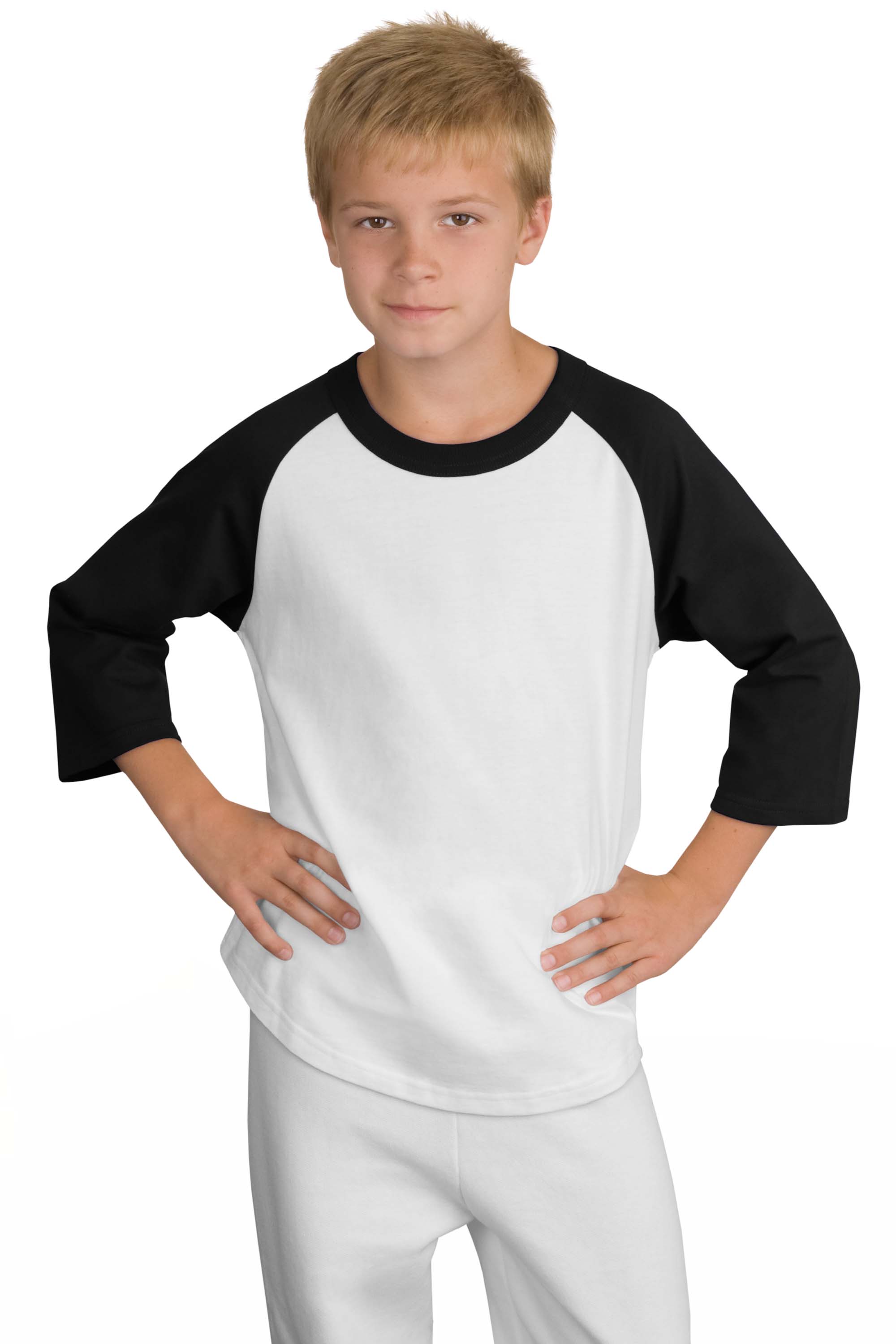 Sport-Tek® Youth Colorblock Raglan Jersey